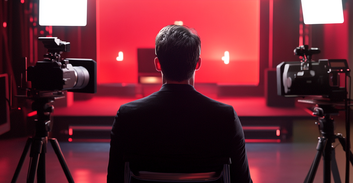 kaanmuratayvaz_A_visual_of_a_man_giving_an_interview_on_a_TV__71135fc4-6270-4188-817f-71dab39ae521_1